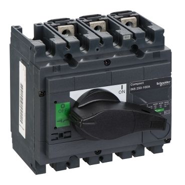 SE Interpact INS/INV Выключатель-разъединитель INS250 3P 160А
