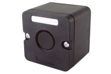 TDM ПКЕ 222-1 У2, черная кнопка, IP54