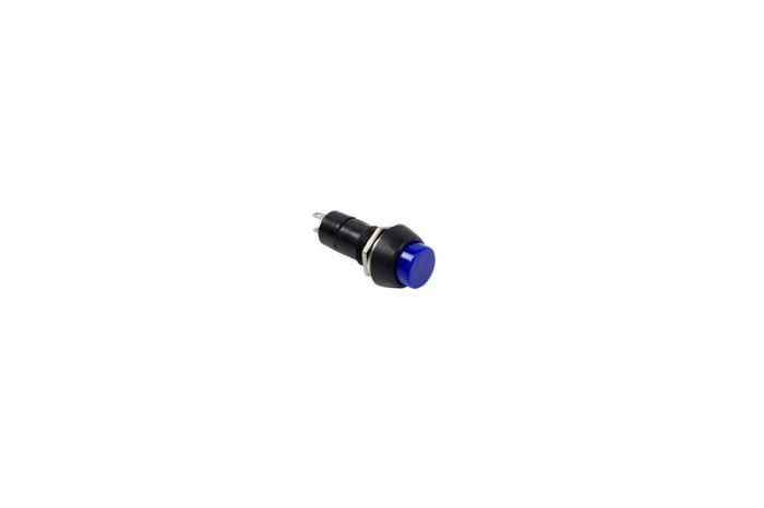 REXANT Выключатель-кнопка 250V 1А (2с) (ON)-OFF Б/Фикс синяя