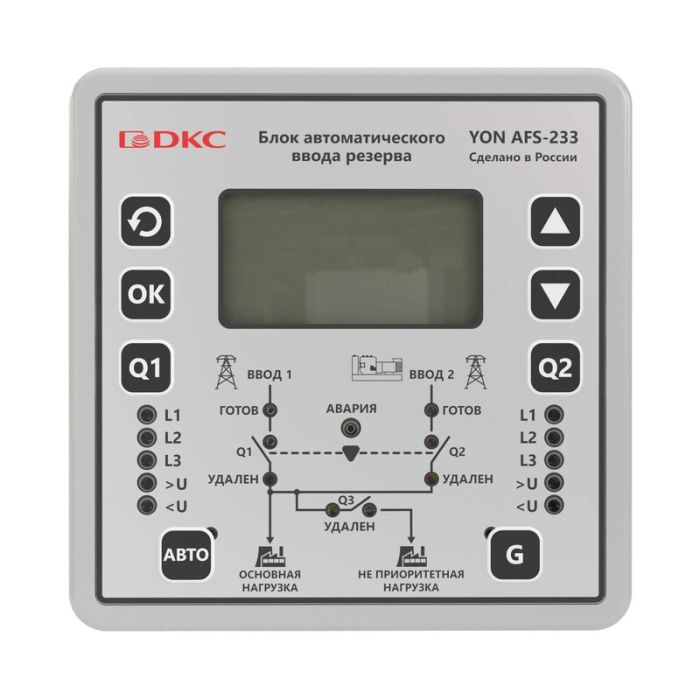 DKC Электронный блок автоматического ввода резерва YON AFS-233