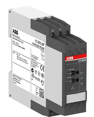 ABB Реле времени CT-SDS.22P (переключение звезда-треугольник) 24-240B AC, 24- 48B DC, 2ПК, пруж.клеммы