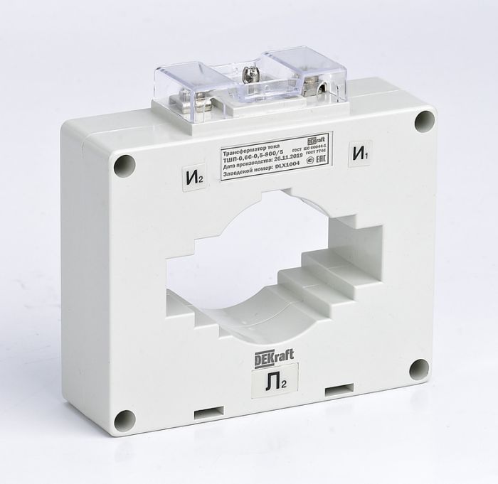 DEKraft Трансформатор тока ТШП-0,66 0,5 800/5 10ВА, диаметр 60мм