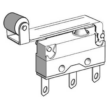 SE Выключатель концевой миниатюрный безинерционного срабатывания XEP4E1W7A454