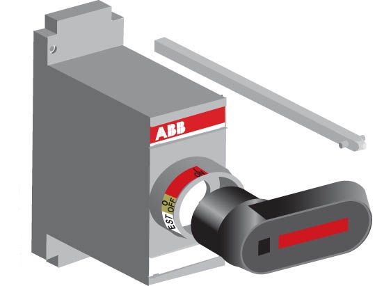 ABB OSV250DK Ручка управления черная для прямой установки на рубильники OS200..250