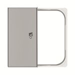 ABB SKY Серебристая Клавиша двойная левая free@home сцена ABB SKY Серебристая Клавиша двойная левая free@home сцена