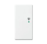 ABB Basic 55 Альпийский белый Клавиша двойная левая free@home, освещение ABB Basic 55 Альпийский белый Клавиша двойная левая free@home, освещение