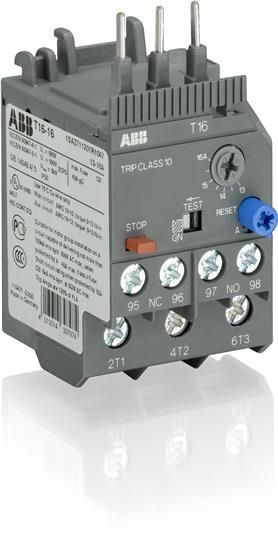 ABB T16-0.13 Тепловое реле для контакторов B6, B7, AS (0,1А-0,13А)