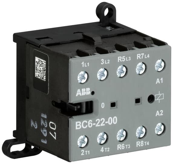 ABB Миниконтактор BC6-22-00-01 9A (400В AC3) катушка 24В DС