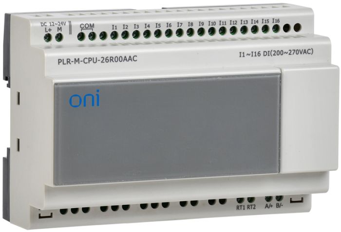 IEK ONI Логическое реле PLR-M. CPU DI16(230В АС) 12-24В DC