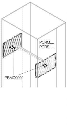 ABB Плата перфорированная бок.уст.;H225;D500