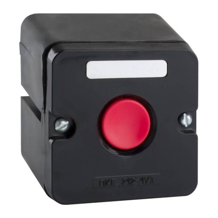 КЭАЗ Пост кнопочный ПКЕ 222-1-У2-IP54 (красная кнопка)