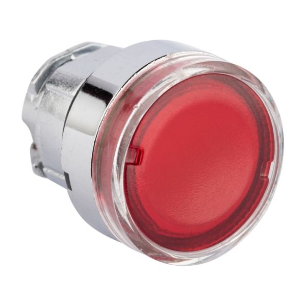 EKF PROxima Исполнительный механизм кнопки XB4 красный плоский возвратный без фиксации, с подсветкой