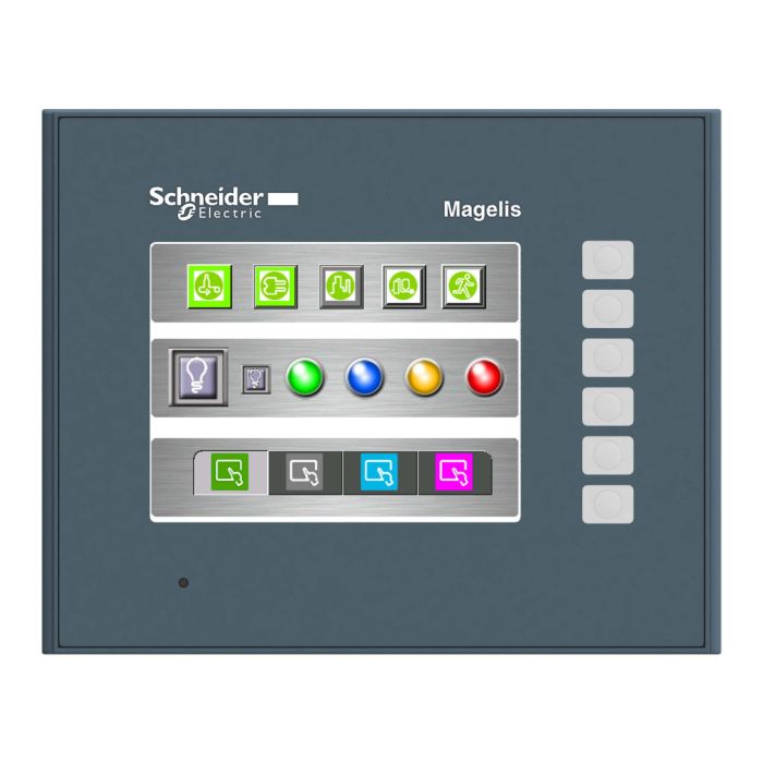 SE Magelis Сенсорный цветной терминал 3,5' 320х240 TFT 6 кн.,RJ45 RS232/485 SUB-D 64Мб/128кБ