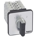 Legrand Переключатель на 2 направления с положением ''0'', 45° PR 26 4П 8 контактов крепление на дверце