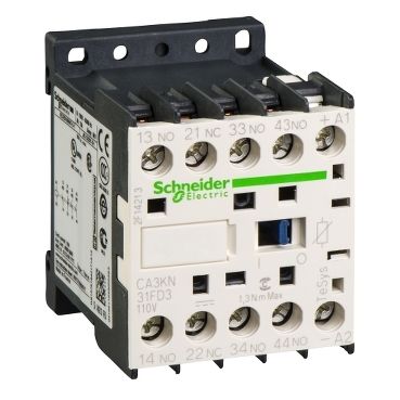 SE Auxiliary contactors Промежуточное реле 3НО+НЗ, цепь управления 110В DC