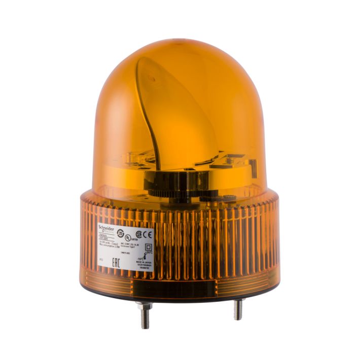 SE Лампа маячок вращающийся оранжевая 24В AC/DC 120мм XVR12B05