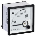 IEK Амперметр Э47 150/5А кл. точн. 1,5 72х72мм