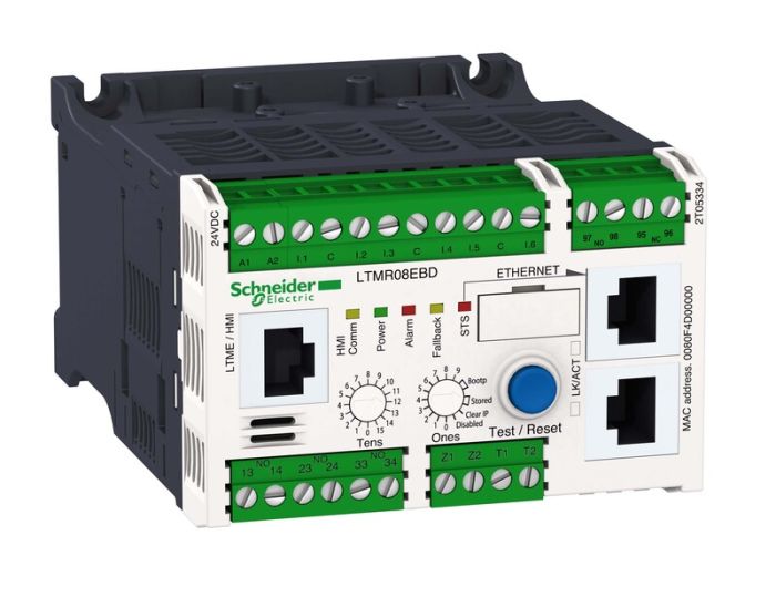 SE TeSys T Реле Ethernet TCP/IP 0.4-8A 24VDC