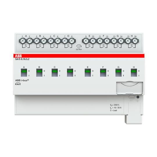 ABB SA/S8.16.5.2 Релейный активатор, 8-канальный, 16AX/20А, MDRC