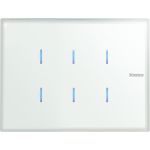 BT KNX Axolute Сенсорная панель управления 6-канальная, стекло, Whice