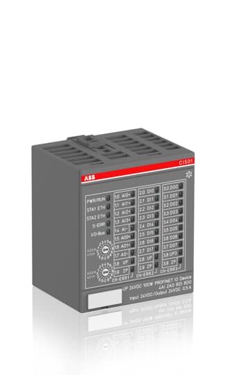 ABB Модуль интерфейсный, 8DI/8DO/4AI/2AO, CI501-PNIO-XC