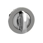 SE ГОЛОВКА ПЕРЕКЛЮЧАТЕЛЯ 3 ПОЗИЦИИ С ПОДСВЕТКОЙ БЕЛАЯ ЗАПОДЛИЦО ВОЗВРАТ ПРАВ МЕТАЛЛ