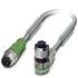 Phoenix Contact SAC-4P-M12MS/1,5-800/M12FR-3L Кабель для датчика / исполнительного элемента