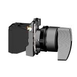 SE XB5 Переключатель 1-0-2 с фиксацией чёрный 2НО удлинённая ручка