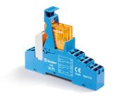 Finder Интерфейсный модуль (сборка 40.52.7.012.0000 + 99.02.9.024.99 + 95.P5SPA), электромеханическое реле; 2CO 8A; контакты AgNi; питание 12В DC (чув