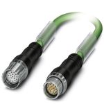 Phoenix Contact K-17-M23 M9/010-E01/M23 F8 Штекерный разъем, пластиковая заливка с обеих сторон