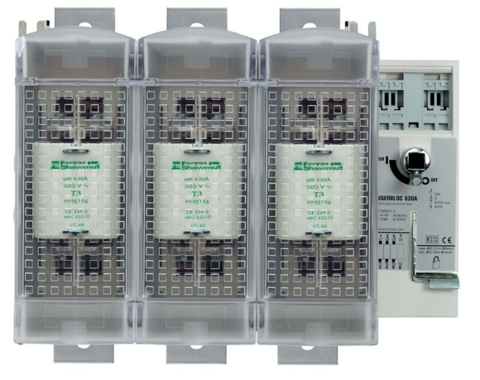 SE Корпус выключателя-разъединителя-предохранителя 3P размер 3 630A (GS2S3)