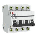 EKF Basic Выключатель нагрузки 4P 25А ВН-29 EKF Basic Выключатель нагрузки 4P 25А ВН-29