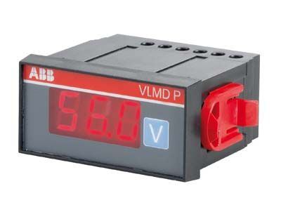 ABB Вольтметр (36х72мм) цифровой универсальный с релейным выходом VLMD-R P