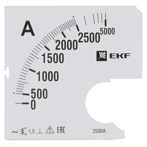 EKF PROxima Шкала сменная для A961 2500/5А-1,5
