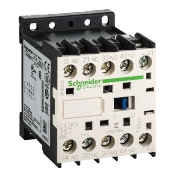 SE Contactors K Контактор бесшумный 3P, 12A, НО, 24V 50/60 Гц, зажим под винт (CA3KN31ED)