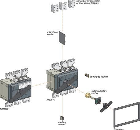 SE Interpact INS/INV Черная Рукоятка INS/INV2000 2500