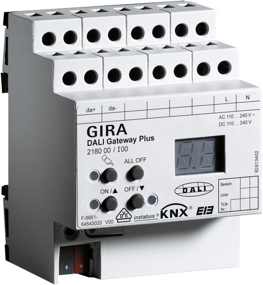 Gira KNX Шлюз DALI instabus KNX/EIB с ручным управлением