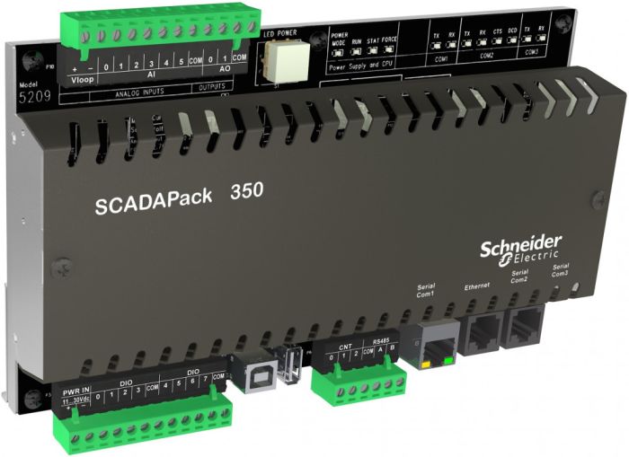 SE ScadaPack 350 RTU,1 газ&жид поток,IEC61131
