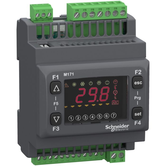 SE Оптим ПЛК М171, дисплей, 14 I/Os, Vac (TM171OD14R)