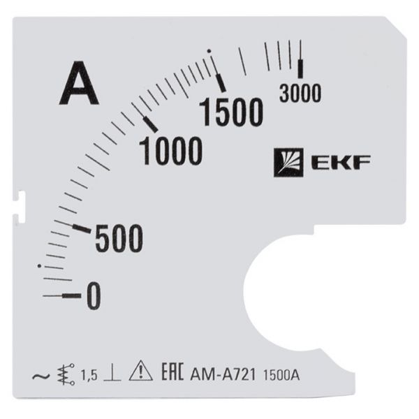 EKF PROxima Шкала сменная для A721 1500/5А-1,5