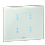 Legrand MyHome SCS Смальта Белая глина Многофункциональное сенсорное управляющее устройство