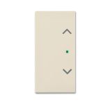 ABB Basic 55 Слоновая кость Клавиша двойная free@home, жалюзи ABB Basic 55 Слоновая кость Клавиша двойная free@home, жалюзи