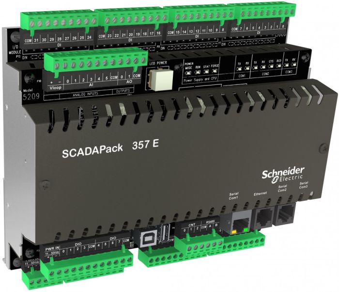 SE ScadaPack 357 RTU,4 поток/GT,IEC61131,24В,2 A/O
