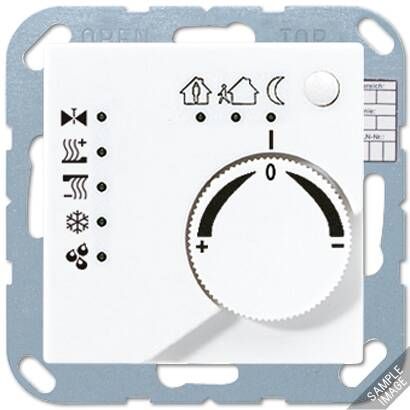 JUNG KNX-регулятор с ручкой для установки температуры слоновая кость