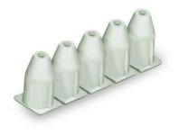 Wago стопор изоляции 0,08 - 0,2 мм ? (0,14 мм ? 'F') 5 штук / полоса, белые 769-470