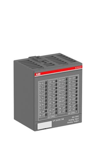 ABB Модуль В/В, 8AI/8AO, U/I/RTD, AX522-XC