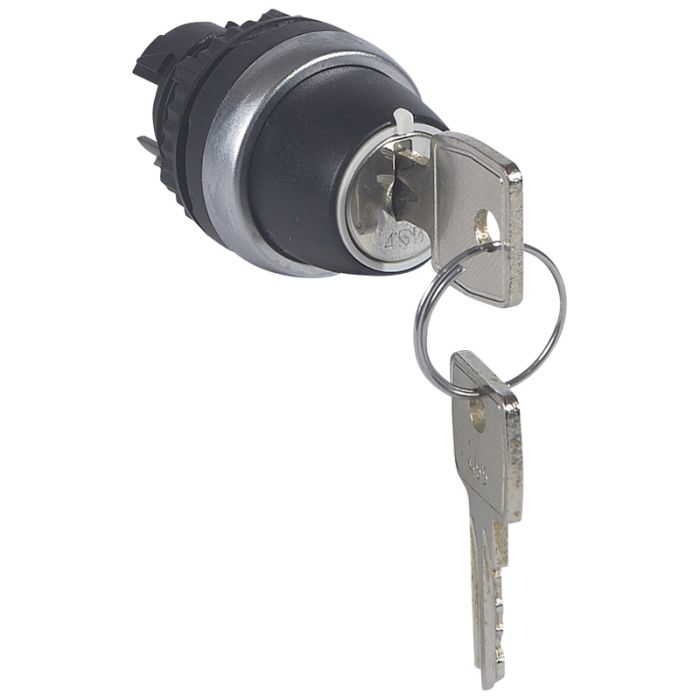 Legrand Osmoz Переключатель с ключом № 455 для комплектации без подсветки IP 66 3 положения с фиксацией 90°