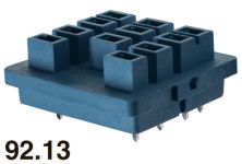 Finder Розетка для монтажа на плате для реле 62.31, 62.32, 62.33; в комплекте металлическая клипса 092.54