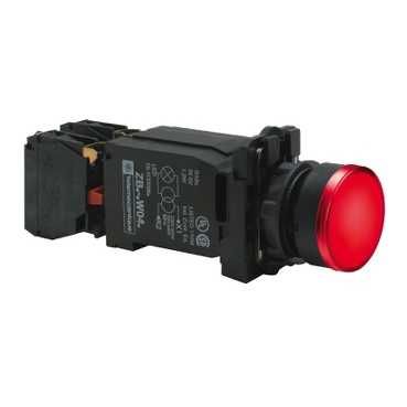 SE XB5 Кнопка 22мм 230В красная с подсветкой XB5AW3445