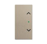ABB Basic 55 Шампань Клавиша двойная free@home, жалюзи ABB Basic 55 Шампань Клавиша двойная free@home, жалюзи